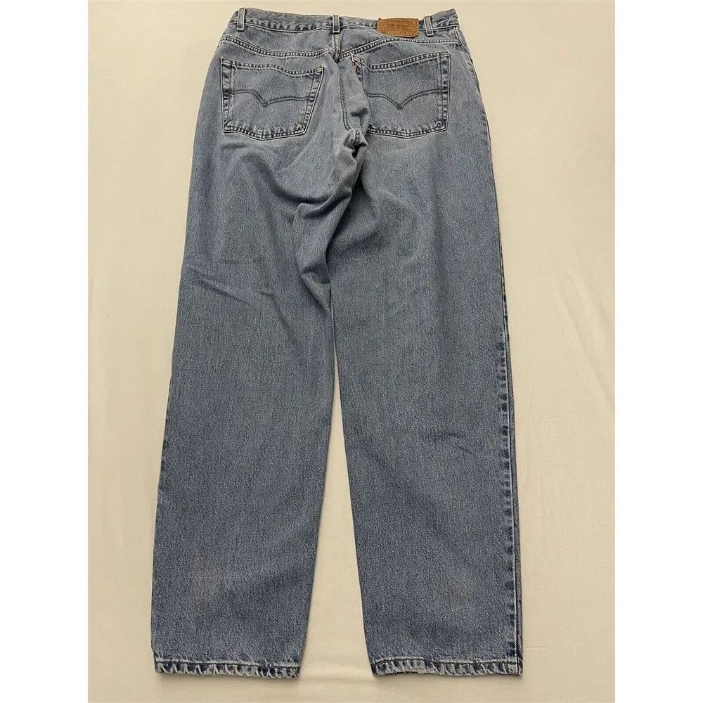 VTG Levi's 36 x 34 560 Comfort Fit Stone Washed Denim‎ Jeans
